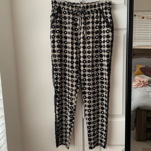 Anthropologie patterned pants size S